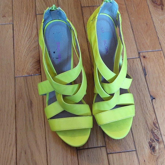 Material Girl wedges heels size US 9 / 39 EUR - Picture 7 of 7